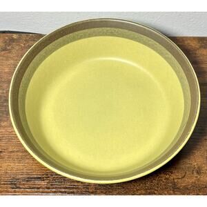 Vintage Arrow Stone Apache Green Kasuga Japan 9.5” Serving Bowl MCM 691